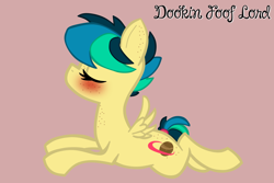 Size: 3000x2000 | Tagged: safe, artist:dookin, oc, oc only, oc:apogee, species:pegasus, species:pony, blushing, butt freckles, cute, ear freckles, eyes closed, fanart, female, filly, freckles, lying down, prone