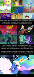 Size: 1200x2678 | Tagged: safe, artist:eagle1division, edit, edited screencap, screencap, character:big mcintosh, character:derpy hooves, character:discord, character:fluttershy, character:philomena, character:princess celestia, character:princess luna, character:rainbow dash, character:snails, character:snips, character:starlight glimmer, character:sunset satan, character:sunset shimmer, character:trixie, character:trouble shoes, character:twilight sparkle, episode:a bird in the hoof, episode:friendship is magic, episode:lesson zero, episode:magic duel, episode:read it and weep, episode:swarm of the century, episode:tanks for the memories, episode:the cutie map, episode:the hooffields and mccolts, episode:the last roundup, episode:the return of harmony, equestria girls:equestria girls, g4, my little pony: equestria girls, my little pony: friendship is magic, my little pony:equestria girls, ash, big crown thingy, crying, demon, floppy ears, forgiveness, hug, jewelry, laughing, lightning, parasprite, regalia, s5 starlight, sad, sitting, staff, staff of sameness, sunset satan, text, ursa minor, weather factory