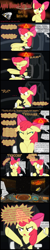 Size: 1600x8010 | Tagged: safe, artist:eagle1division, character:apple bloom, species:diamond dog, species:earth pony, species:pony, comic:applebloom's big haul, g4, angry, apple bloom's bow, bow, cockpit, comic, crossed hooves, crying, dialogue, egg (food), egg splat, elite dangerous, eyes closed, female, filly, floppy ears, food, g-force, gritted teeth, hair bow, lip bite, open mouth, raised hoof, scared, science fiction, seatbelt, shrunken pupils, space, spaceship, splat, yelling, young