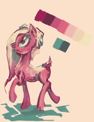 Size: 742x960 | Tagged: safe, artist:explonova, oc, oc only, species:pony, color palette, solo