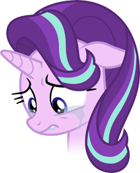 Size: 7175x8875 | Tagged: safe, artist:chrzanek97, character:starlight glimmer, species:pony, species:unicorn, episode:the crystalling, g4, my little pony: friendship is magic, absurd resolution, bust, crying, female, floppy ears, mare, sad, sadlight glimmer, simple background, solo, transparent background, vector