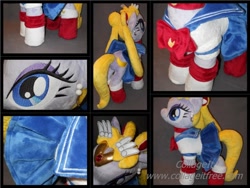 Size: 800x600 | Tagged: safe, artist:calusariac, celena, clothing, crossover, dress, irl, photo, plushie, ponified, sailor moon