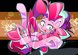 Size: 1600x1134 | Tagged: safe, artist:tyuubatu, character:pinkie pie, species:earth pony, species:pony, female, mare, smiling, solo
