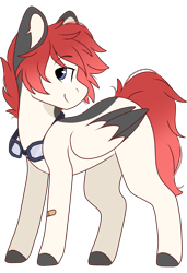 Size: 2048x3000 | Tagged: safe, artist:cinnamontee, oc, oc only, oc:haru, species:pegasus, species:pony, colored wings, goggles, high res, male, multicolored wings, simple background, solo, stallion, transparent background, two toned wings