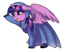 Size: 1280x1024 | Tagged: safe, artist:haden-2375, character:twilight sparkle, character:twilight sparkle (alicorn), species:alicorn, species:pony, anna, clothing, cute, female, frozen (movie), korean, mare, simple background, solo, transparent background, twiabetes, voice actor joke