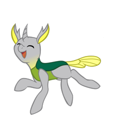 Size: 1280x1410 | Tagged: safe, artist:dookin, oc, oc only, oc:sasir, species:changeling, species:reformed changeling, changeling oc, cute, green changeling, male, simple background, solo, transparent background