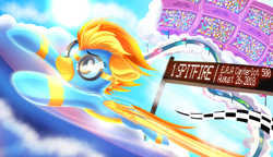 Size: 4000x2300 | Tagged: safe, artist:ask-colorsound, character:spitfire, species:pegasus, species:pony, race, wonderbolts