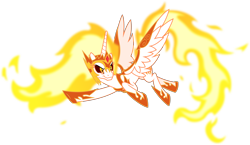Size: 9918x5740 | Tagged: safe, artist:chrzanek97, character:daybreaker, character:princess celestia, species:alicorn, species:pony, episode:a royal problem, g4, my little pony: friendship is magic, .svg available, absurd resolution, angry, female, flying, mare, pointing, simple background, solo, transparent background, vector
