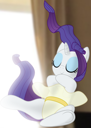 Size: 1920x2681 | Tagged: safe, artist:eagle1division, character:rarity, species:pony, species:unicorn, ballerina, clothing, crossed arms, crossed hooves, cute, eyes closed, falling, female, freefall, ponified animal photo, rarara, raribetes, raririna, smiling, solo, spread legs, spreading, tutu, vector, windswept hair, windswept mane, windswept tail