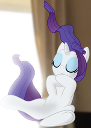 Size: 1920x2681 | Tagged: safe, alternate version, artist:eagle1division, character:rarity, species:pony, species:unicorn, crossed arms, crossed hooves, eyes closed, falling, female, freefall, ponified animal photo, smiling, solo, spread legs, spreading, vector, windswept hair, windswept mane, windswept tail