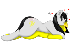 Size: 2200x1396 | Tagged: safe, artist:thepianistmare, oc, oc:hayseed, oc:klavinova, species:pony, commission, cute, lying down, lying on top of someone, plot, pony pillow, prone, ych result, your character here