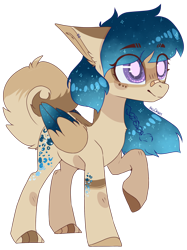 Size: 1280x1707 | Tagged: safe, artist:akiiichaos, oc, species:pegasus, species:pony, bandaid, dog tail, female, mare, simple background, solo, transparent background