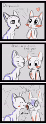 Size: 2000x5402 | Tagged: safe, artist:zobaloba, oc, species:pony, advertisement, auction, comic, commission, couple, funny, licking, lol, love, short comic, sketch, tongue out, your character here