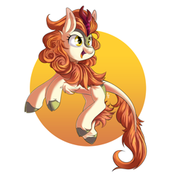 Size: 2000x2000 | Tagged: safe, artist:ask-colorsound, character:autumn blaze, species:kirin, episode:sounds of silence, g4, my little pony: friendship is magic, abstract background, awwtumn blaze, cute, female, open mouth, simple background, solo