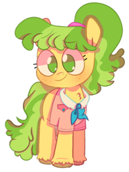 Size: 500x669 | Tagged: safe, artist:pinkiespresent, character:chickadee, character:ms. peachbottom, species:earth pony, species:pony, episode:games ponies play, g4, my little pony: friendship is magic, chest fluff, cute, female, mare, no pupils, peachabetes, simple background, solo, transparent background, unshorn fetlocks