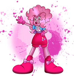 Size: 1024x1045 | Tagged: safe, artist:doraeartdreams-aspy, character:pinkie pie, my little pony:equestria girls, crossover, female, fusion, pinel, solo, spinel (steven universe), steven universe: the movie