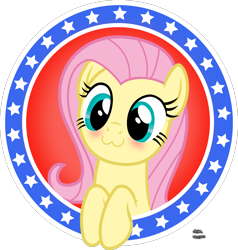 Size: 1192x1254 | Tagged: safe, artist:anime-equestria, character:fluttershy, species:pony, :3, anniversary, blushing, cute, happy birthday mlp:fim, hnnng, mlp fim's ninth anniversary, ring, shyabetes, simple background, smiling, stars, transparent background, vector, weapons-grade cute