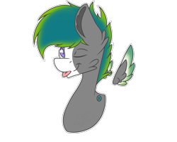 Size: 3507x2800 | Tagged: safe, artist:chazmazda, oc, oc only, species:pony, commission, commissions open, digital art, simple background, solo, tongue out, transparent background