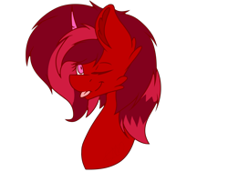 Size: 3507x2800 | Tagged: safe, artist:chazmazda, oc, oc only, species:pony, commission, commissions open, digital art, simple background, solo, tongue out, transparent background