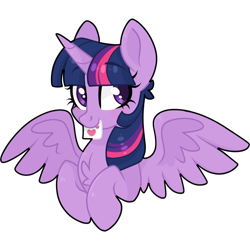 Size: 2048x2048 | Tagged: safe, artist:cinnamontee, character:twilight sparkle, character:twilight sparkle (alicorn), species:alicorn, species:pony, cute, female, mouth hold, note, simple background, solo, transparent background, twiabetes