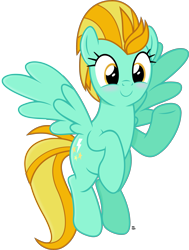 Size: 2366x3126 | Tagged: safe, artist:anime-equestria, character:lightning dust, species:pegasus, species:pony, blushing, cute, dustabetes, female, happy, mare, simple background, smiling, solo, transparent background, vector, wings