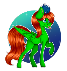Size: 2960x3132 | Tagged: safe, artist:chazmazda, oc, oc only, species:pegasus, species:pony, highlights, hooves, hooves up, lighting, pet, shade, solo, spider, tail, tongue out, wings