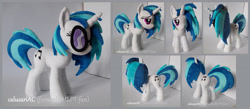 Size: 3705x1619 | Tagged: safe, artist:calusariac, character:dj pon-3, character:vinyl scratch, species:pony, irl, photo, plushie, solo