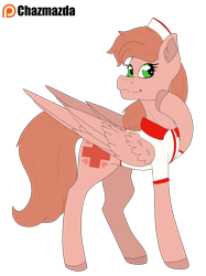 Size: 2758x3678 | Tagged: safe, artist:chazmazda, oc, oc only, species:pegasus, species:pony, commission, cutie mark, facial hair, flat color, full body, fullbody, hooves, moustache, patreon, short hair, simple background, smiling, solo, transparent background, wave, ych example, ych result, your character here