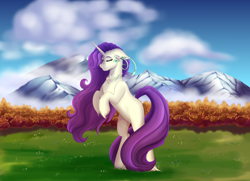 Size: 3500x2528 | Tagged: safe, artist:shamy-crist, oc, oc only, species:pony, species:unicorn, g4, bipedal, female, mare, not rarity, rearing, solo