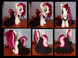 Size: 3904x2904 | Tagged: safe, artist:calusariac, character:roseluck, species:pony, g4, clothing, dress, irl, photo, plushie, solo