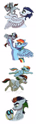Size: 750x2571 | Tagged: safe, artist:celestial-rainstorm, character:rainbow dash, character:soarin', oc, oc:prism storm, parent:rainbow dash, parent:soarin', parents:soarindash, species:pegasus, species:pony, g4, colt, goggles, male, offspring, simple background, white background