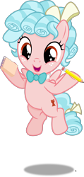 Size: 1907x3990 | Tagged: safe, artist:anime-equestria, character:cozy glow, species:pegasus, species:pony, g4, bow, bow tie, cozybetes, cute, female, filly, flying, freckles, hoof hold, notepad, pencil, simple background, solo, transparent background, vector, waiter