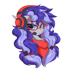 Size: 5000x5000 | Tagged: safe, alternate version, artist:ask-colorsound, oc, oc only, oc:cinnabyte, species:earth pony, species:pony, g4, adorkable, bandana, blushing, cute, dork, expressions, female, gaming headset, glasses, headphones, headset, icon, mare, reference, simple background, smiling, solo, transparent background
