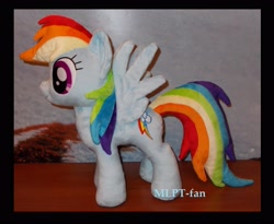 Size: 3320x2720 | Tagged: safe, artist:calusariac, character:rainbow dash, species:pony, g4, high res, irl, photo, plushie, solo