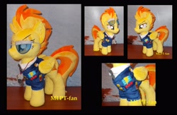Size: 4152x2712 | Tagged: safe, artist:calusariac, character:spitfire, species:pony, g4, clothing, high res, irl, photo, plushie, solo, uniform, wonderbolts dress uniform
