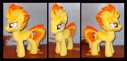 Size: 5728x2752 | Tagged: safe, artist:calusariac, character:spitfire, species:pony, g4, high res, irl, photo, plushie, solo