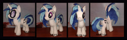 Size: 4350x1378 | Tagged: safe, artist:calusariac, character:dj pon-3, character:vinyl scratch, species:pony, g4, irl, photo, plushie, solo
