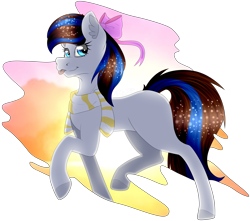 Size: 4074x3594 | Tagged: safe, artist:chazmazda, oc, oc only, oc:breezy, species:pony, g4, atomic bomb, bow, bright, clothing, commissions open, explosion, female, fire, highlights, nuclear weapon, photo, present, scarf, shade, shine, simple background, solo, tongue out, trans female, transgender, transparent background, weapon, youtuber