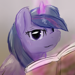 Size: 800x800 | Tagged: safe, artist:ruby, character:twilight sparkle, character:twilight sparkle (alicorn), species:alicorn, species:pony, book, female, mare