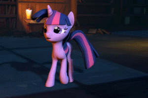 Size: 300x200 | Tagged: safe, artist:argodaemon, character:twilight sparkle, 3d, animated, female, lament, mane six opening poses, source filmmaker, youtube link