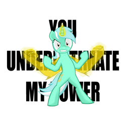Size: 4096x4096 | Tagged: safe, artist:slackerburst, character:lyra heartstrings, species:pony, absurd resolution, arms, bipedal, female, hand, magic, magic hands, solo