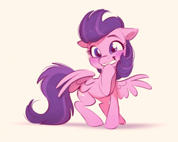 Size: 1500x1200 | Tagged: safe, artist:imalou, species:pegasus, species:pony, g4, character needed, smiling, solo