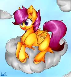 Size: 2300x2500 | Tagged: safe, artist:shyshyoctavia, character:scootaloo, species:pegasus, species:pony, female, hooves, solo, unshorn fetlocks
