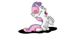Size: 1006x477 | Tagged: safe, artist:mojo1985, character:sweetie belle, episode:for whom the sweetie belle toils, female, solo