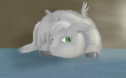 Size: 1024x633 | Tagged: safe, artist:waggytail, doodle, fluffy pony, grumpy, random style, solo