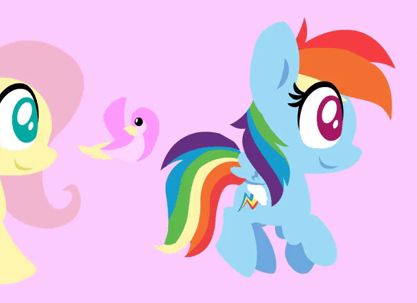 Size: 608x442 | Tagged: safe, artist:nekosnicker, character:applejack, character:fluttershy, character:pinkie pie, character:rainbow dash, character:rarity, character:twilight sparkle, character:twilight sparkle (alicorn), species:alicorn, species:bird, species:earth pony, species:pegasus, species:pony, species:unicorn, animated, apple cider (drink), book, cider, clothing, cowboy hat, cute, cutie mark, endless, eyes closed, female, flying, gem, gif, glowing horn, hat, hooves, horn, infinity, levitation, lineless, loop, magic, mane six, marching, mare, mug, musical instrument, open mouth, pink background, reading, simple background, smiling, spread wings, telekinesis, trumpet, walking, wings