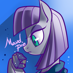 Size: 1000x1000 | Tagged: safe, artist:renokim, character:boulder, character:maud pie, female, solo