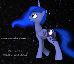 Size: 808x701 | Tagged: safe, artist:sparkyfox, character:princess luna, 3d, cg, david bowie, female, rest in peace, solo