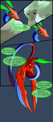 Size: 839x1920 | Tagged: safe, artist:severus, oc, oc only, oc:stormfront, oc:tezza, comic:serpent's coils, coatl, comic, semi-grimdark series, stories from the front