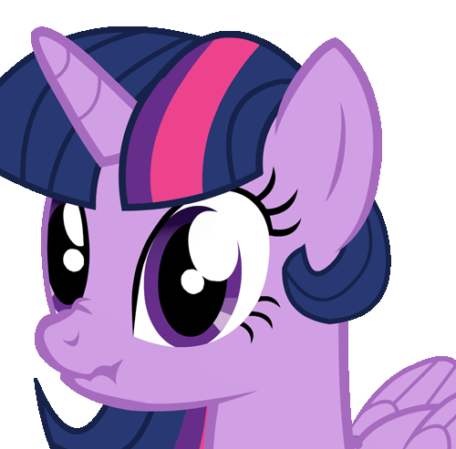 Size: 500x493 | Tagged: safe, artist:camtwosix, derpibooru original, character:twilight sparkle, character:twilight sparkle (alicorn), species:alicorn, species:pony, alternate hairstyle, animated, double rainboom puppet, female, folded wings, mare, scrunchy face, simple background, solo, transparent background, vibrating, wings